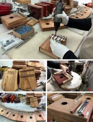 杰高乐器工厂之旅 带你解密卡林巴制作工序